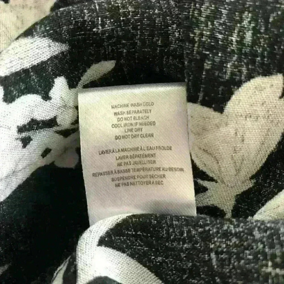 NWOT Spiritual Gangster Maya Kimono Black White Floral - Picture 6 of 9